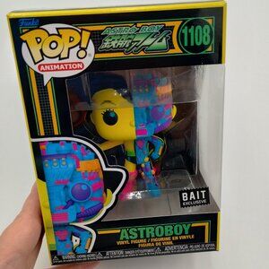 Astro Boy Funko Pop Bait Exclusive #1108 Black Light NIB